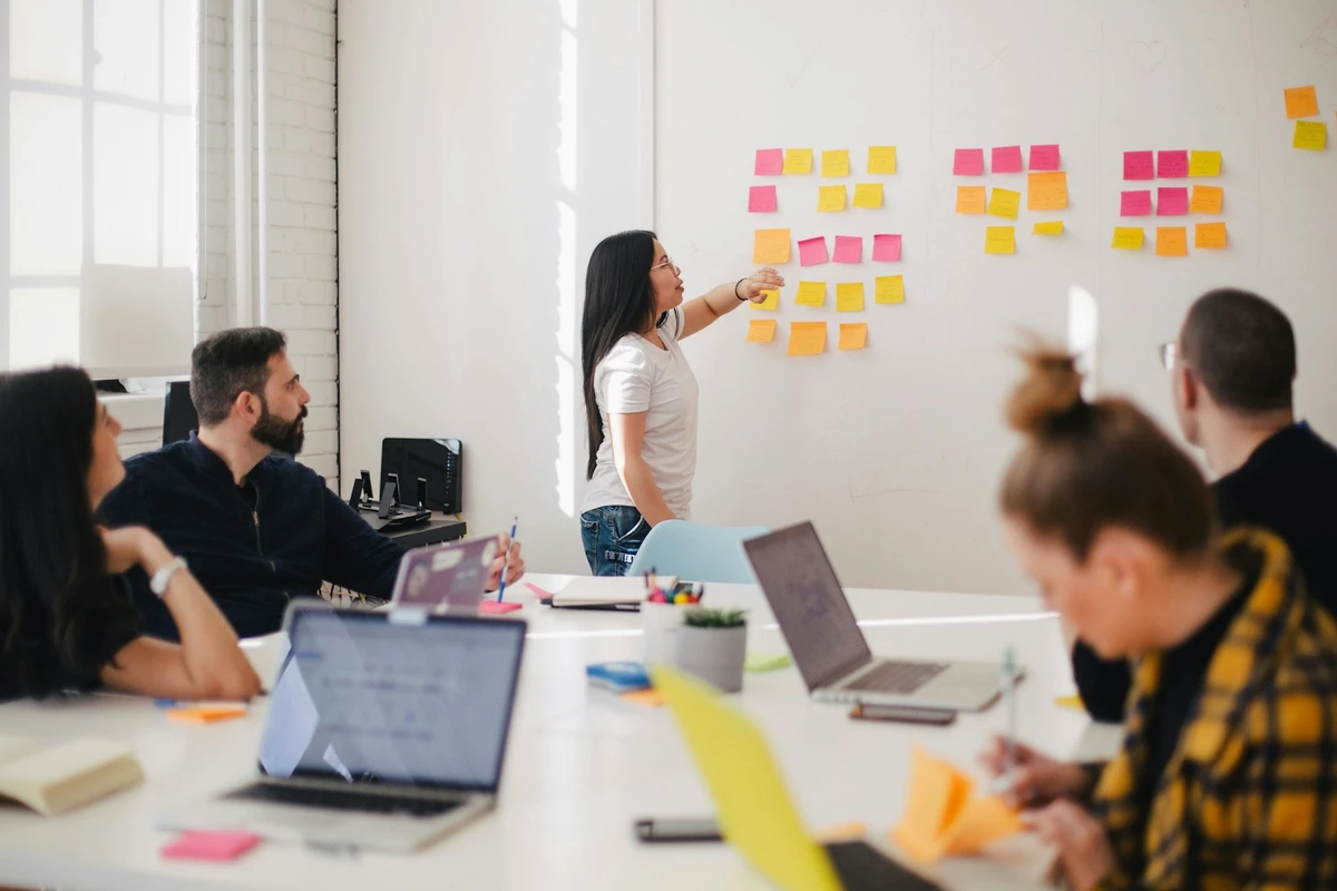 A team of employees, group cover that supports your people